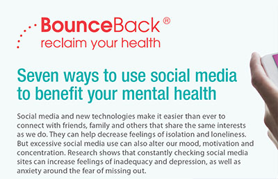 Using Social Media to benefit your mental health